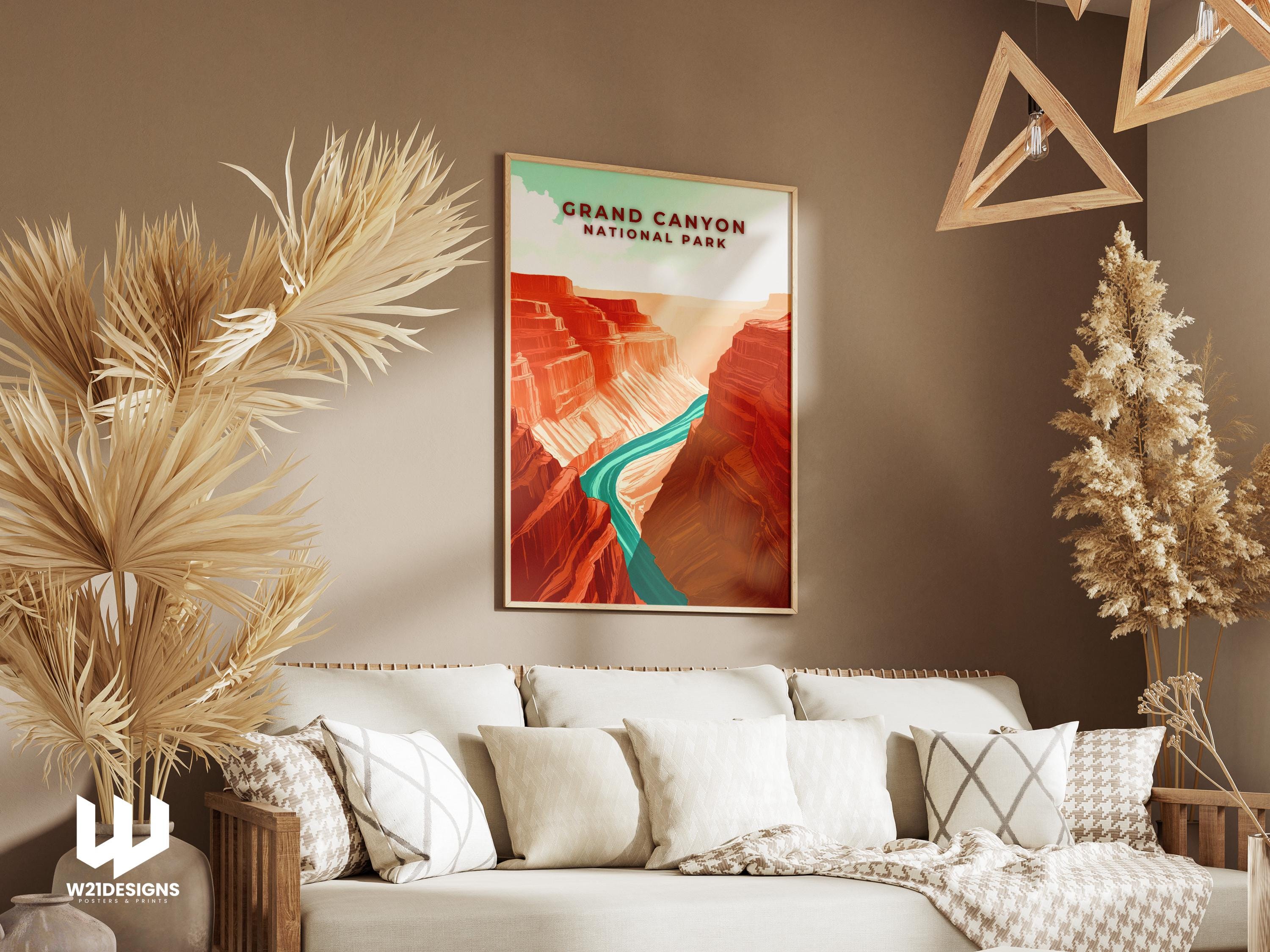 Grand Canyon National Park Poster: Arizona Travel Art Print