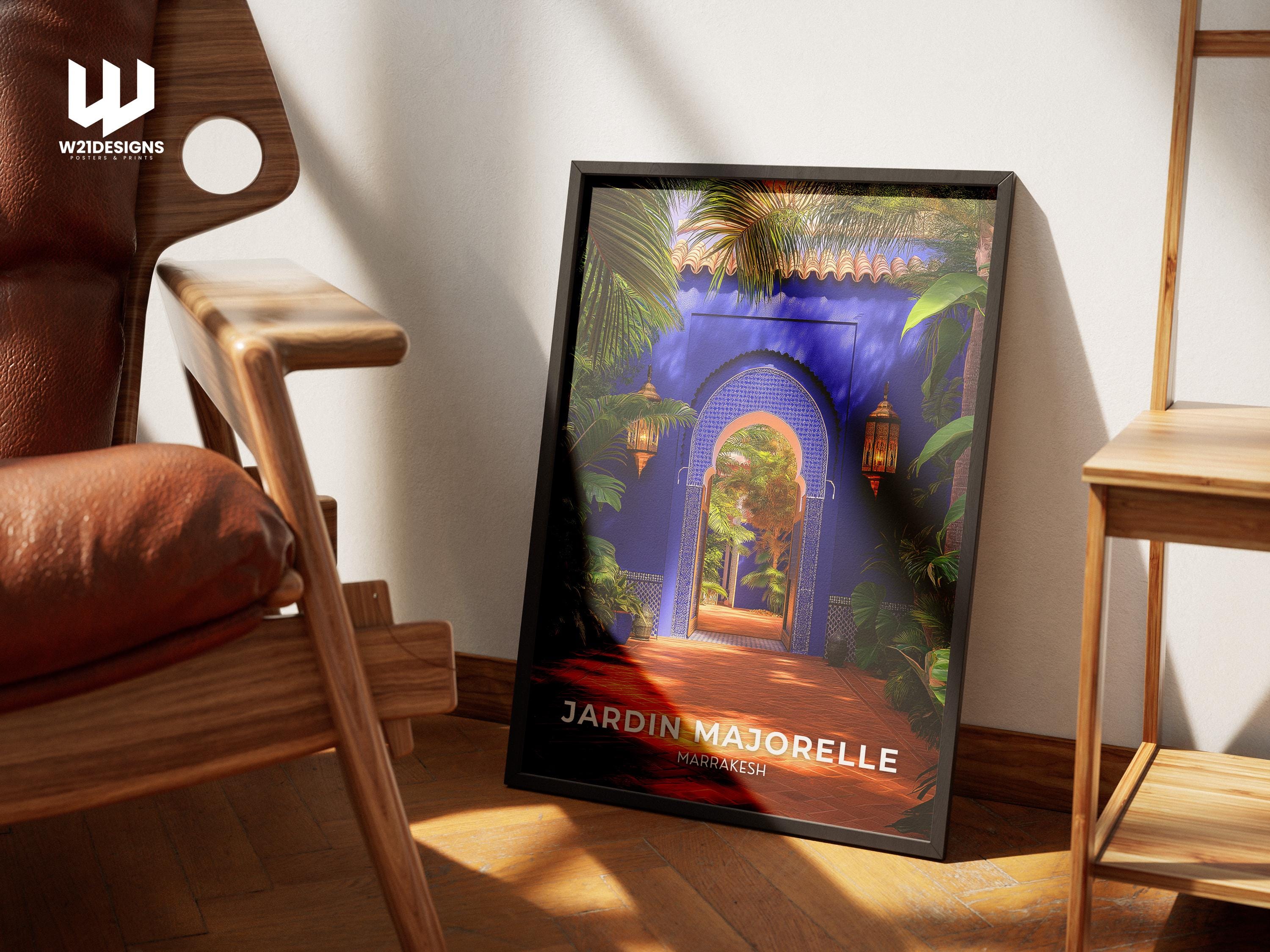 Jardin Majorelle Print: Marrakesh Morocco Travel Poster