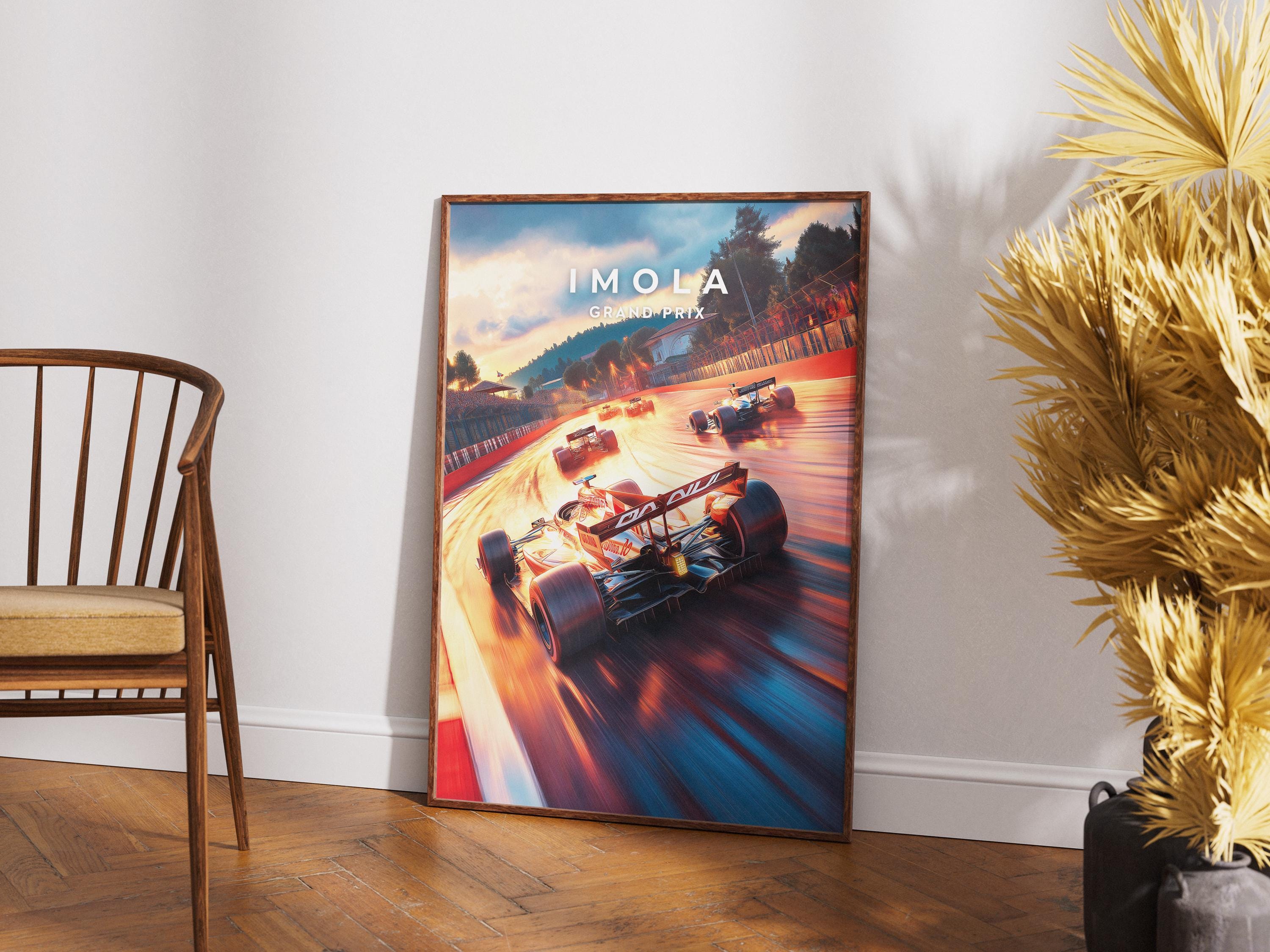 Imola Grand Prix Poster: Formula 1 Racing Art