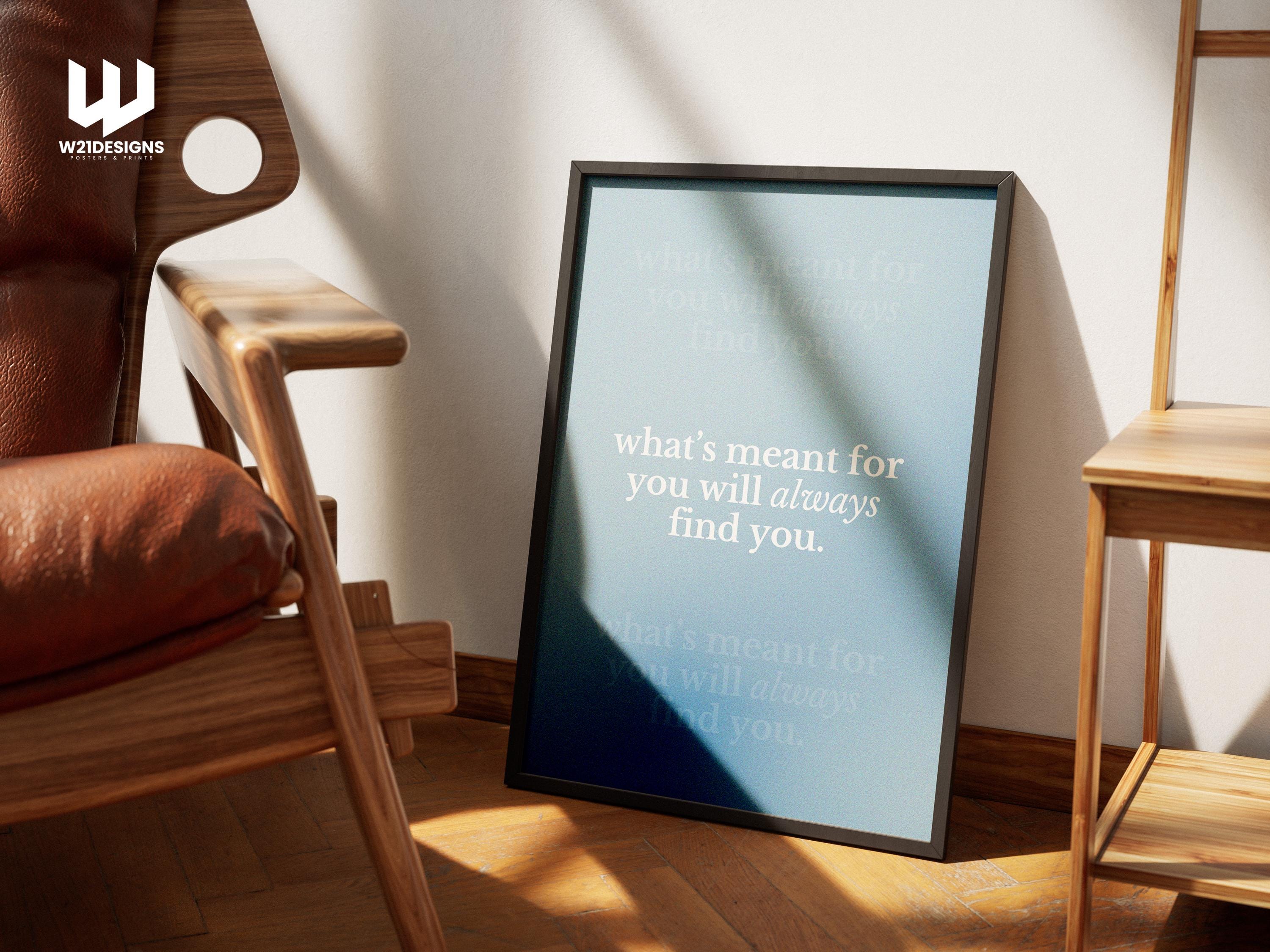 Inspirational Quote Print: Minimalist Positive Affirmation Poster