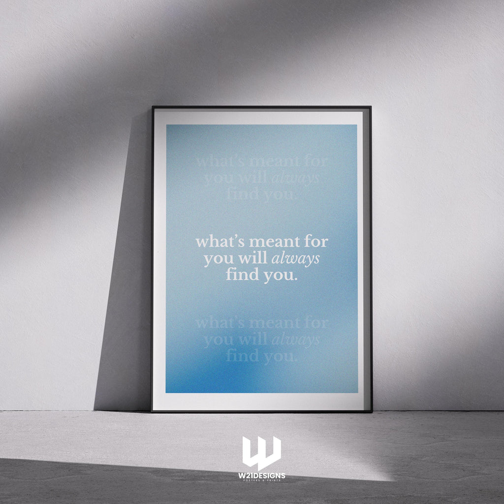 Inspirational Quote Print: Minimalist Positive Affirmation Poster