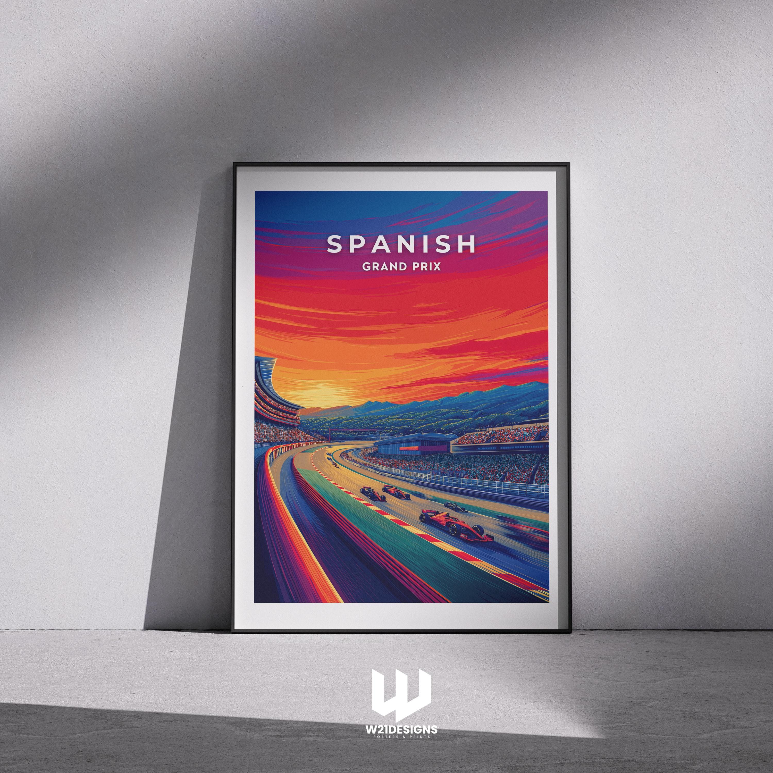 Barcelona F1 Poster: Spanish Grand Prix, Circuit de Catalunya Wall Art