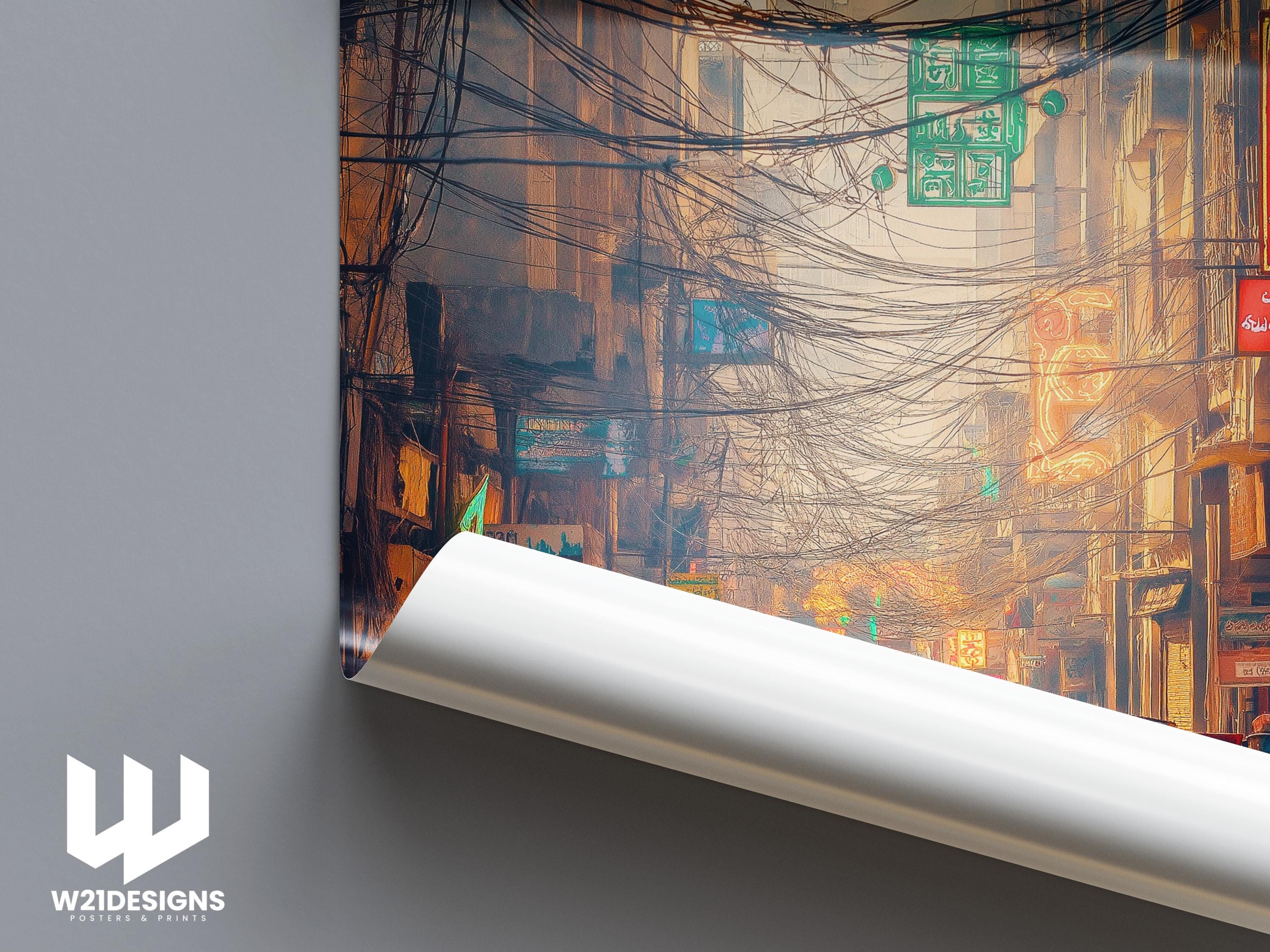 Karachi Pakistan Travel Print: Vintage Cityscape Wall Art