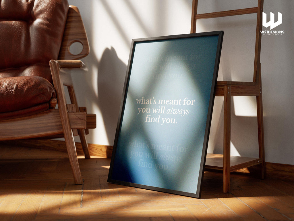 Inspirational Quote Print: Minimalist Positive Affirmation Poster