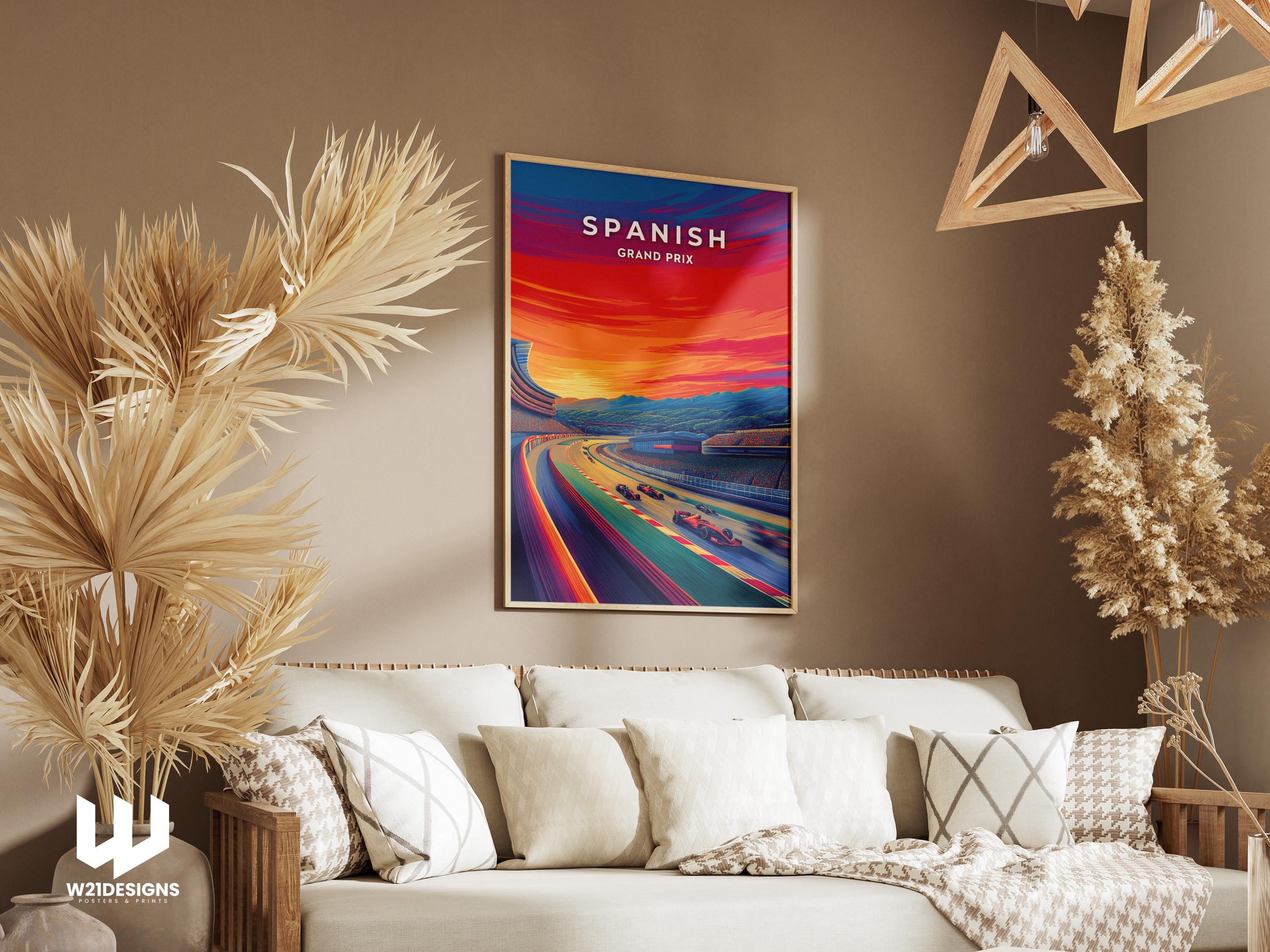Barcelona F1 Poster: Spanish Grand Prix, Circuit de Catalunya Wall Art