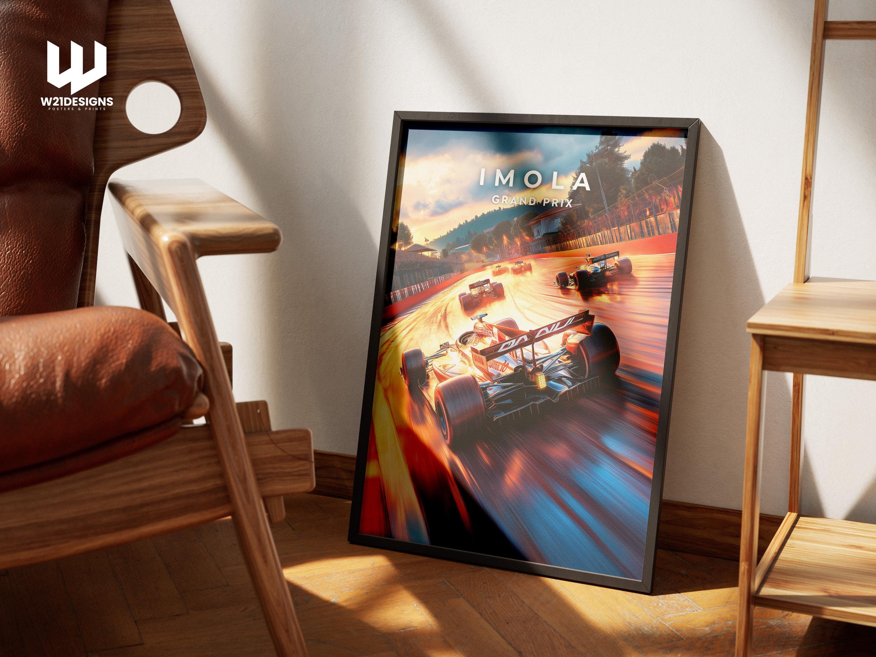 Imola Grand Prix Poster: Formula 1 Racing Art