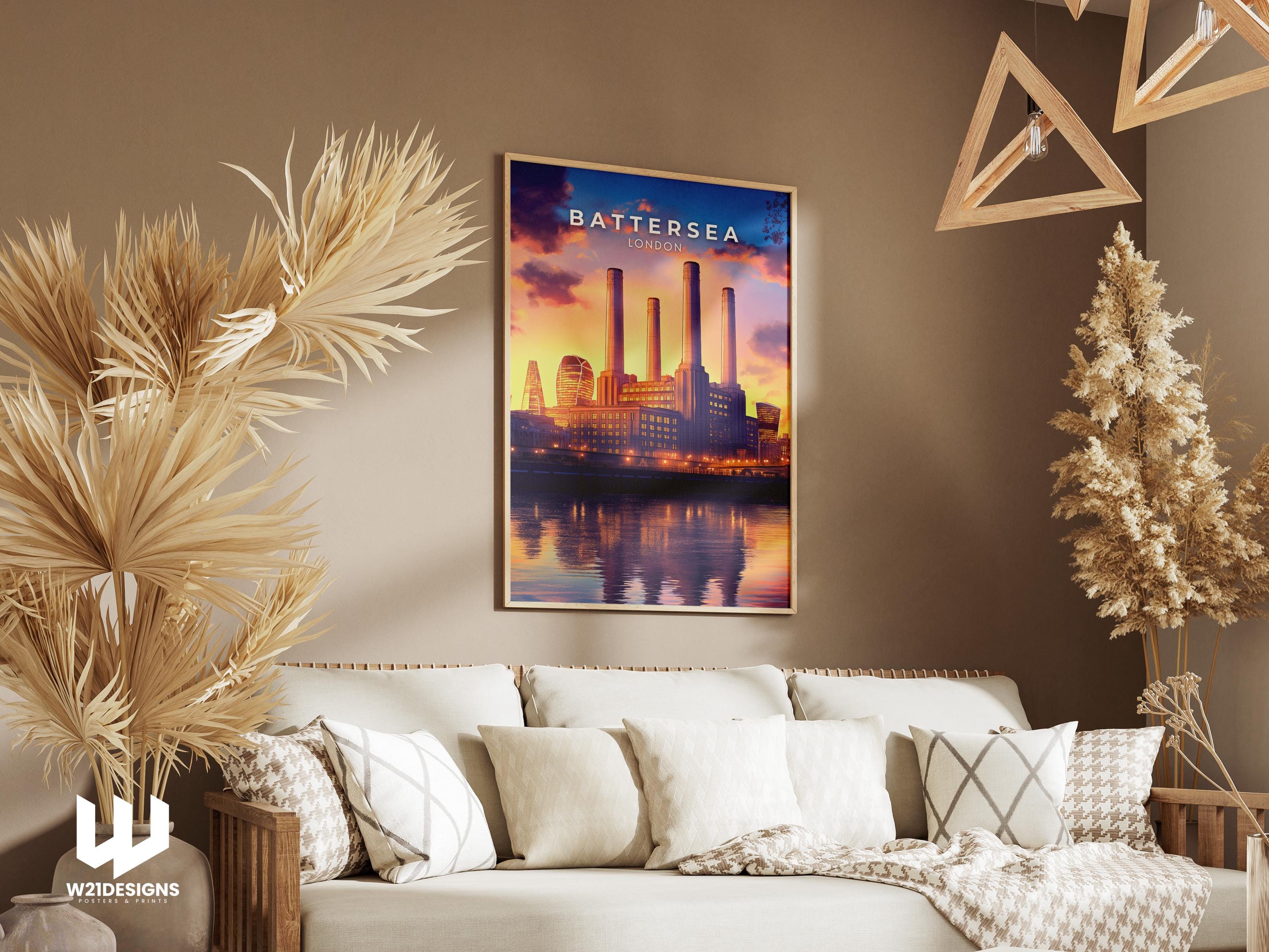 Battersea Power Station Art Print: London Industrial Landmark