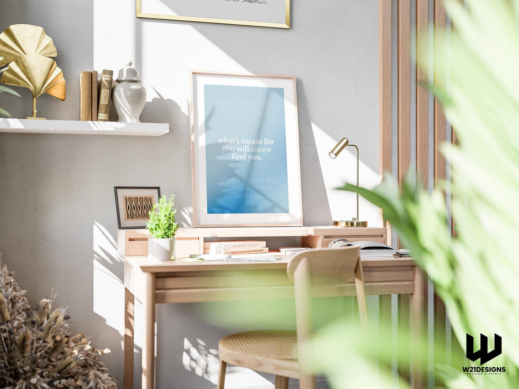 Inspirational Quote Print: Minimalist Positive Affirmation Poster