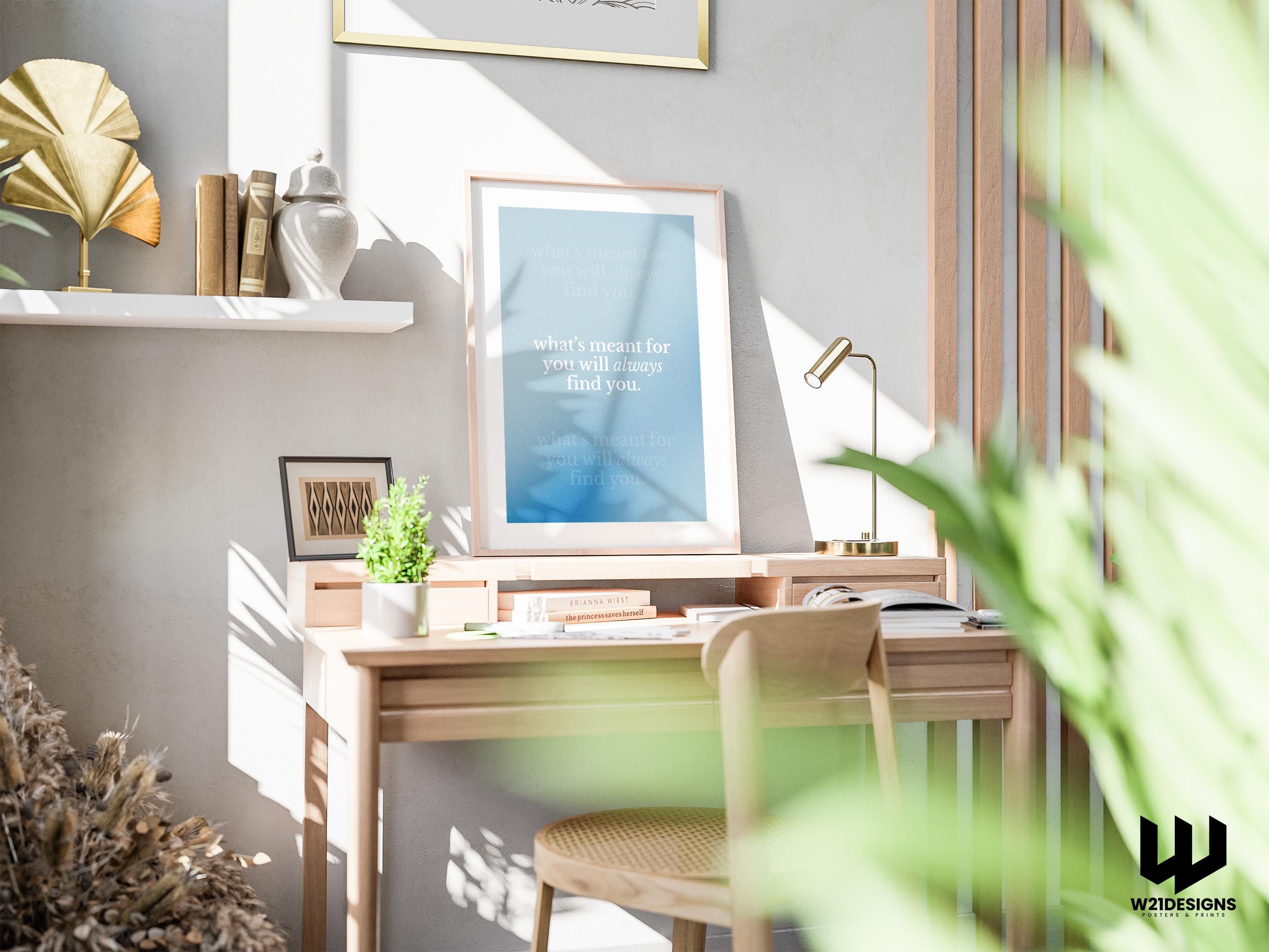 Inspirational Quote Print: Minimalist Positive Affirmation Poster