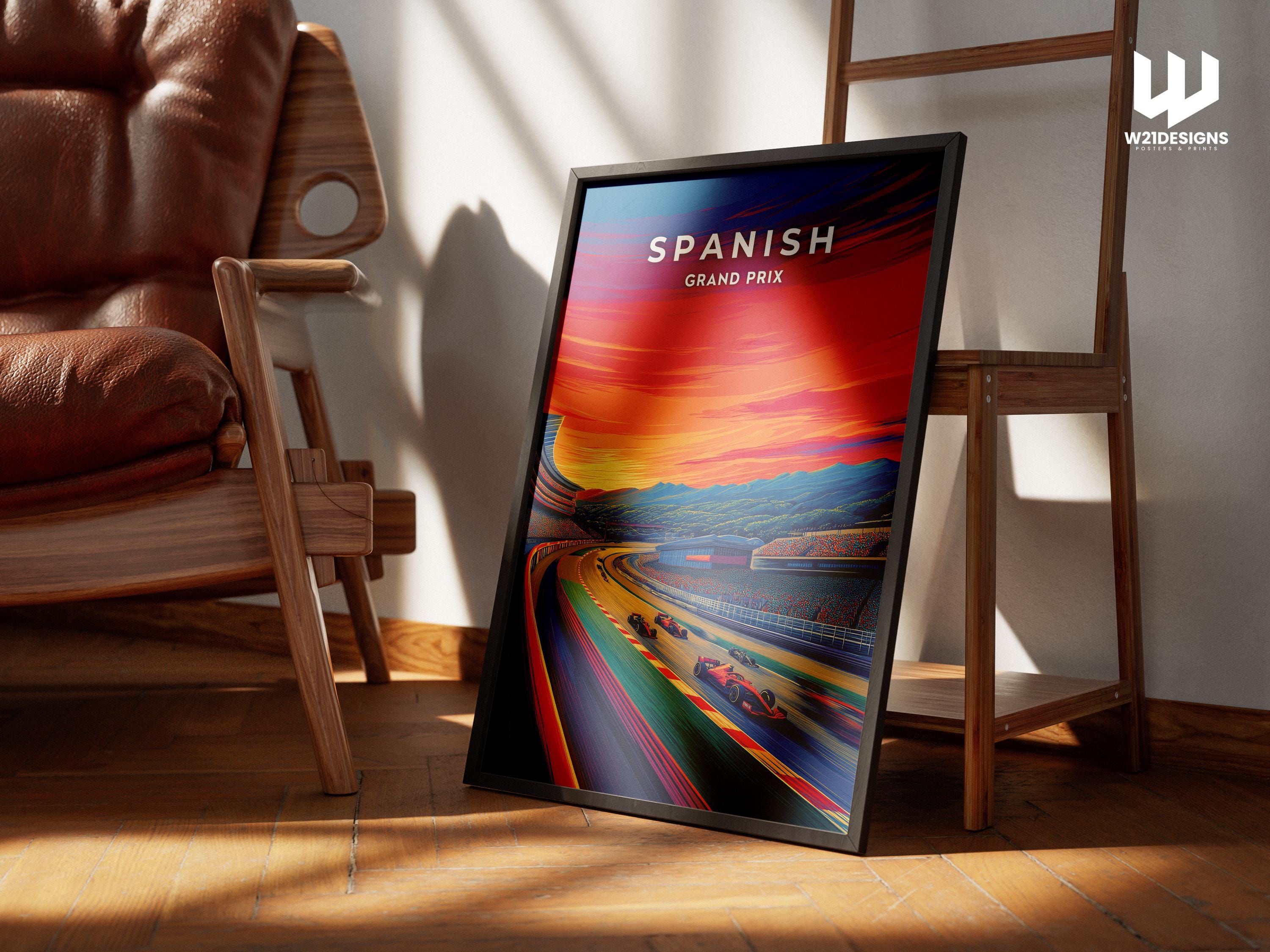 Barcelona F1 Poster: Spanish Grand Prix, Circuit de Catalunya Wall Art