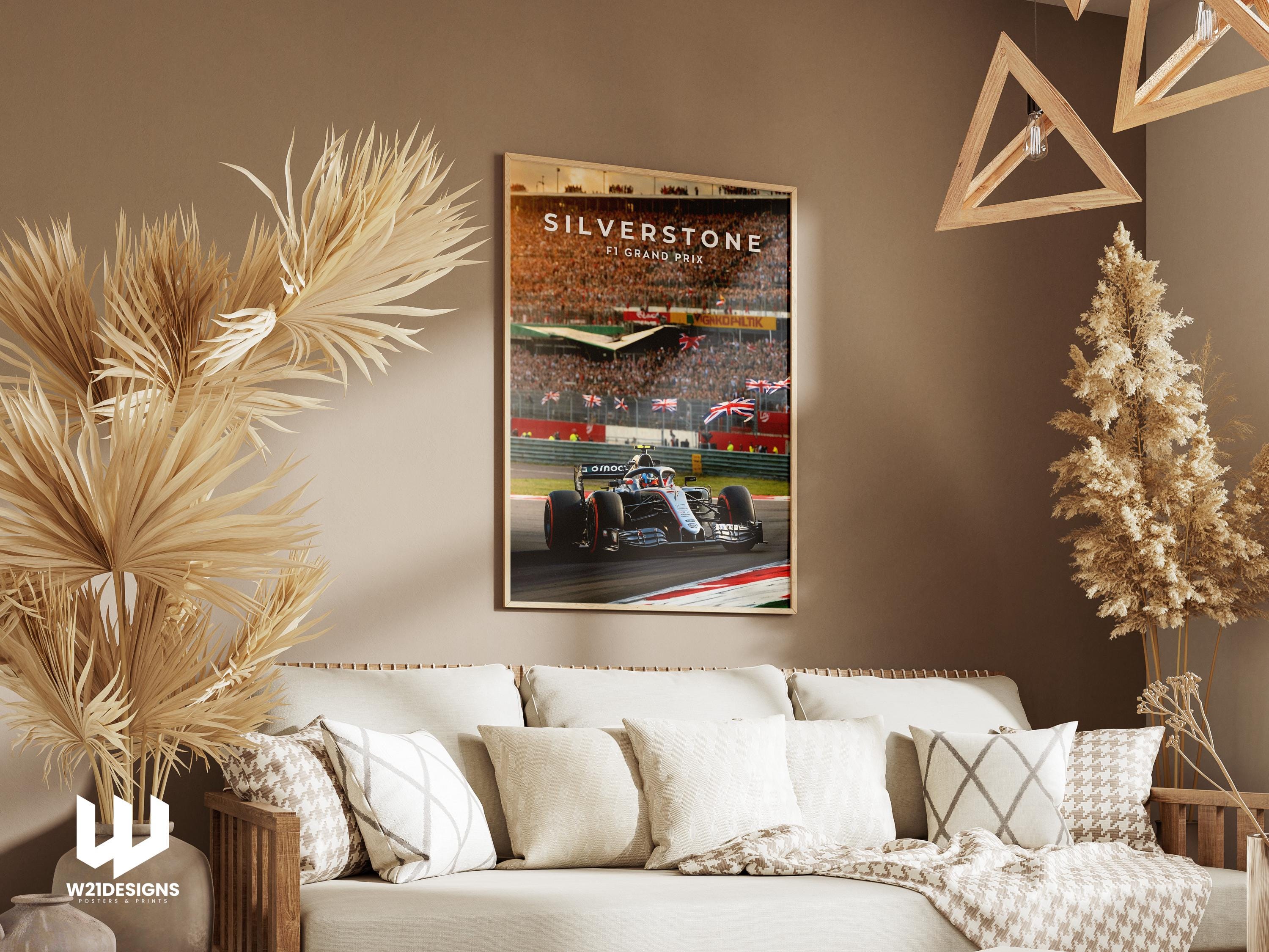 Silverstone F1 Grand Prix Poster: British Racing Art