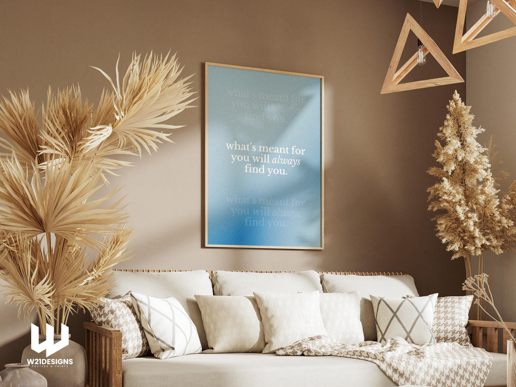 Inspirational Quote Print: Minimalist Positive Affirmation Poster