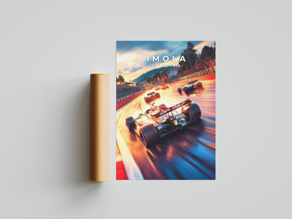 Imola Grand Prix Poster: Formula 1 Racing Art