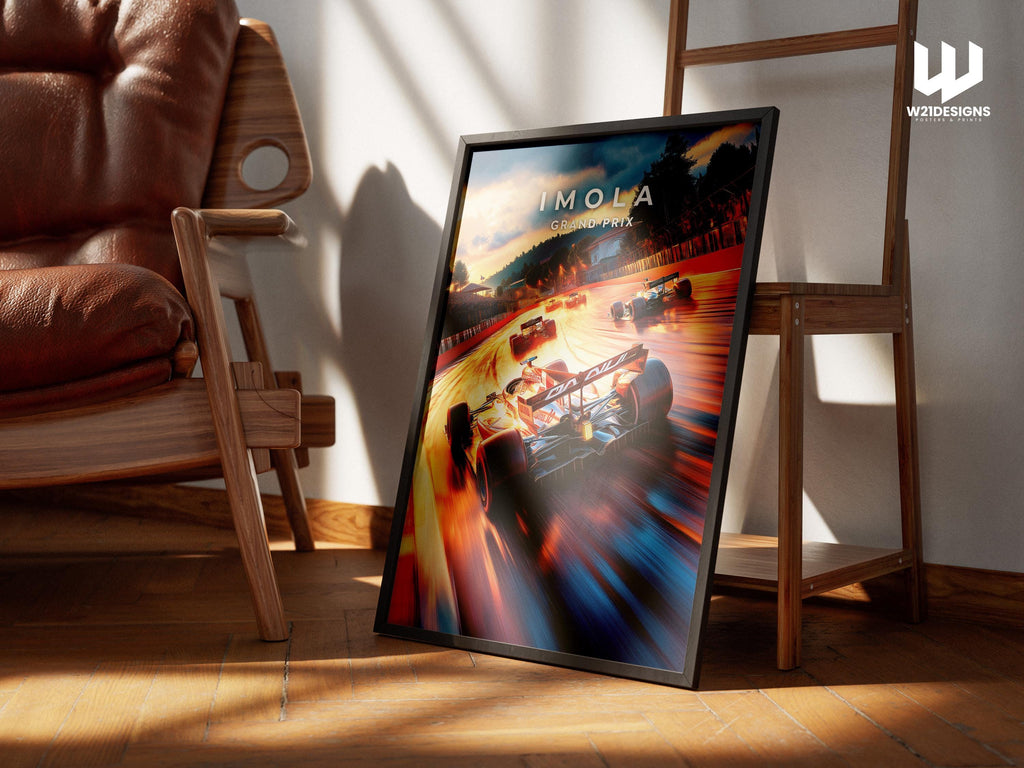 Imola Grand Prix Poster: Formula 1 Racing Art