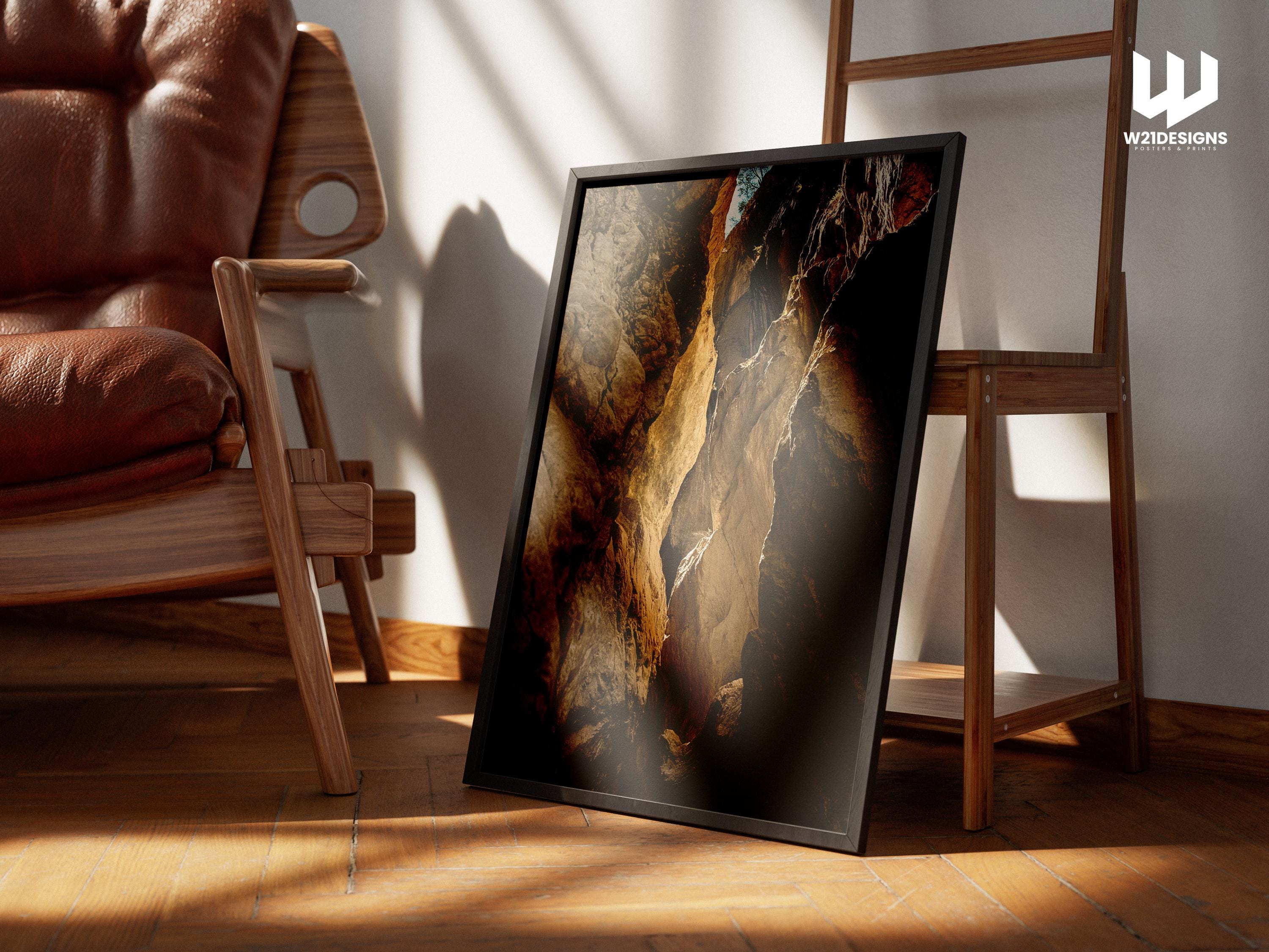 Saklikent Canyon Print: Turkey Landscape Poster, Earthy Decor