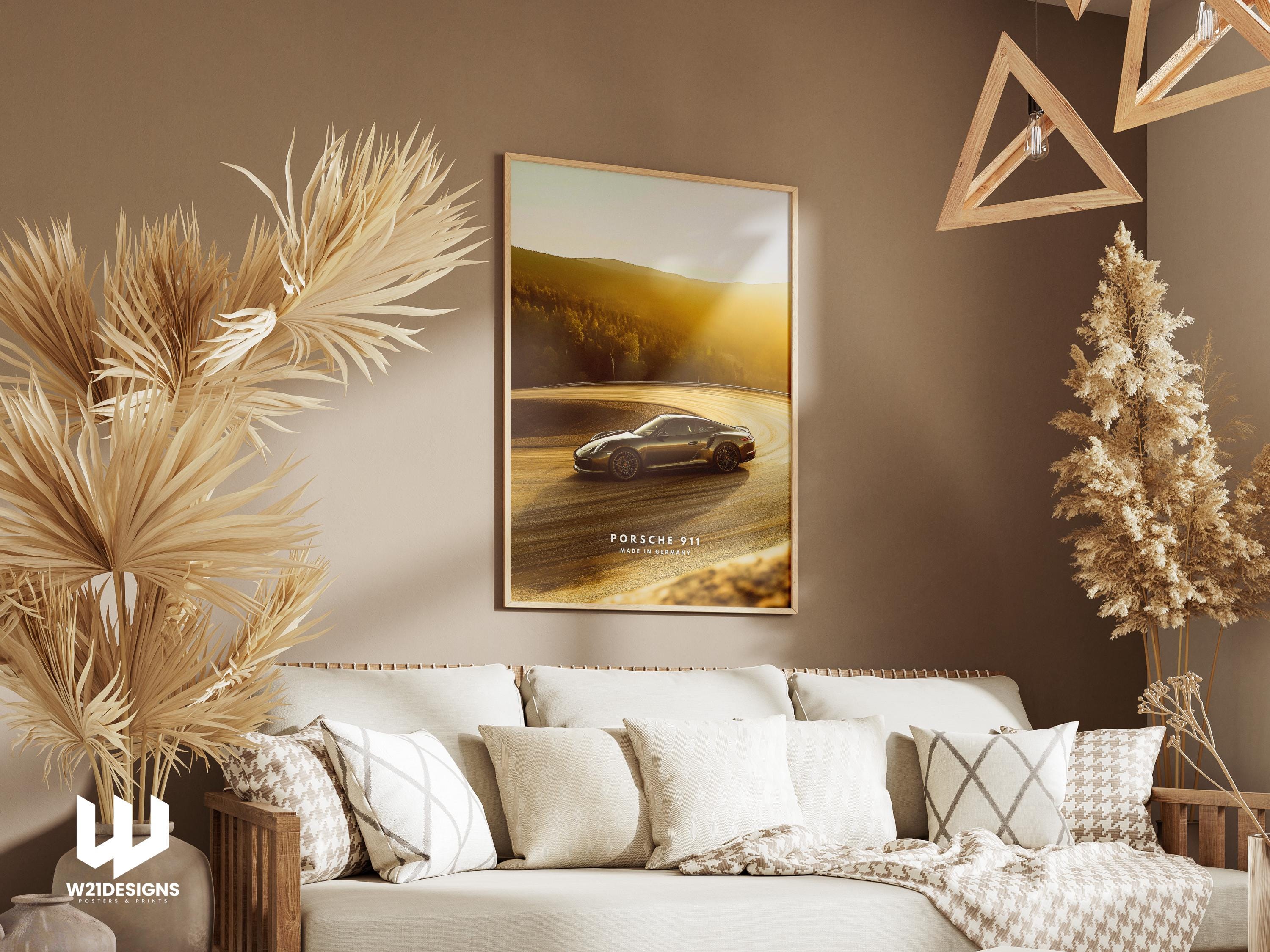 Porsche 911 Poster: Luxury Car Photography Art Print