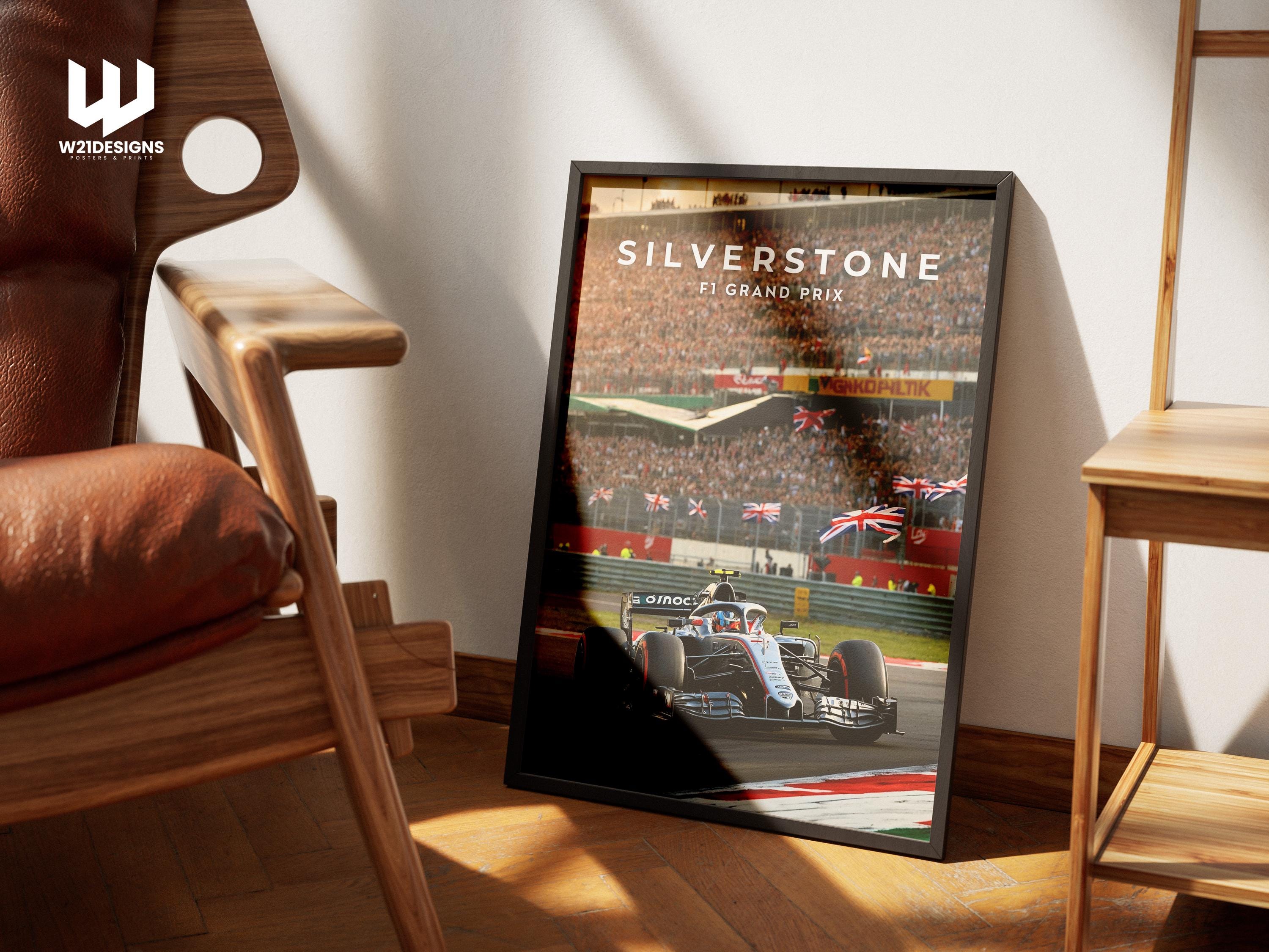 Silverstone F1 Grand Prix Poster: British Racing Art