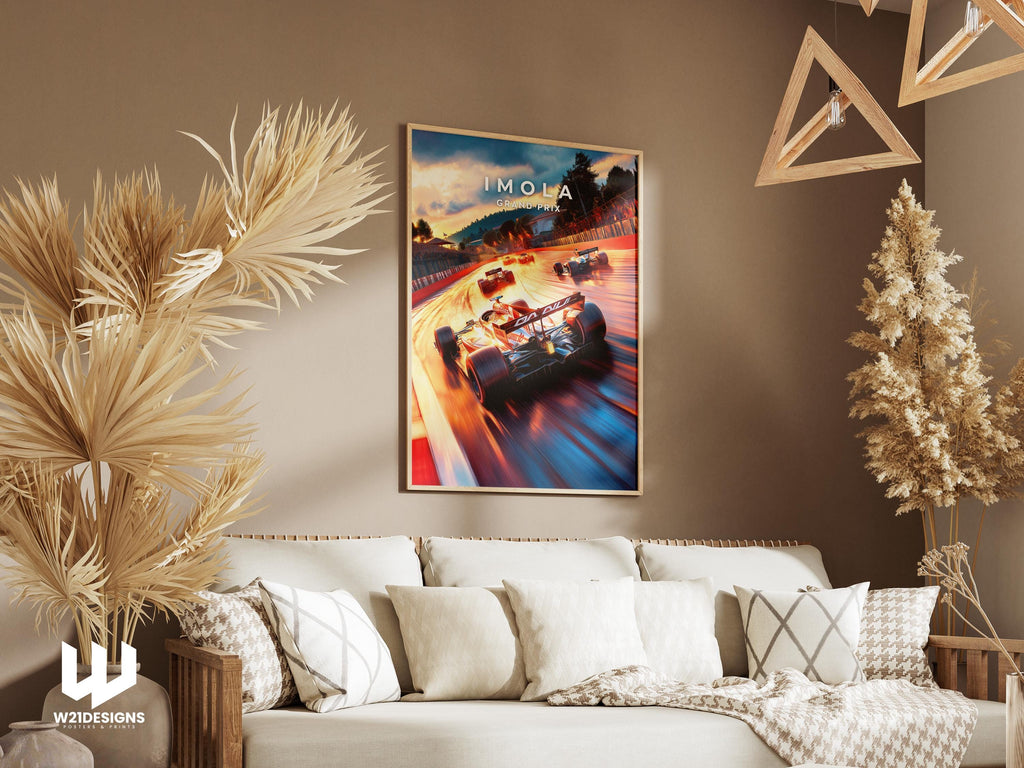Imola Grand Prix Poster: Formula 1 Racing Art