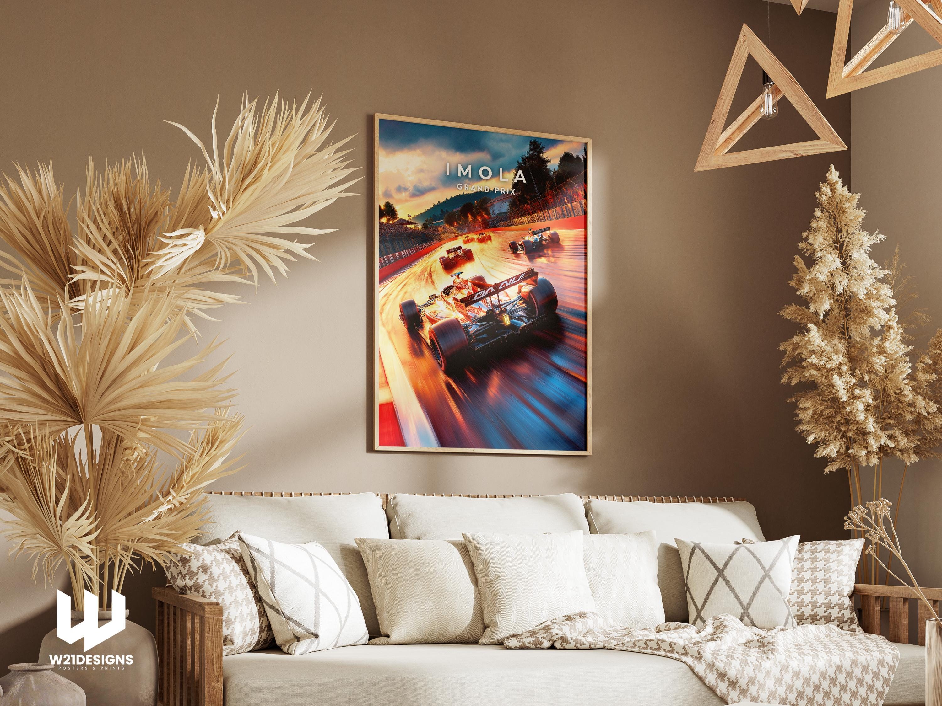 Imola Grand Prix Poster: Formula 1 Racing Art