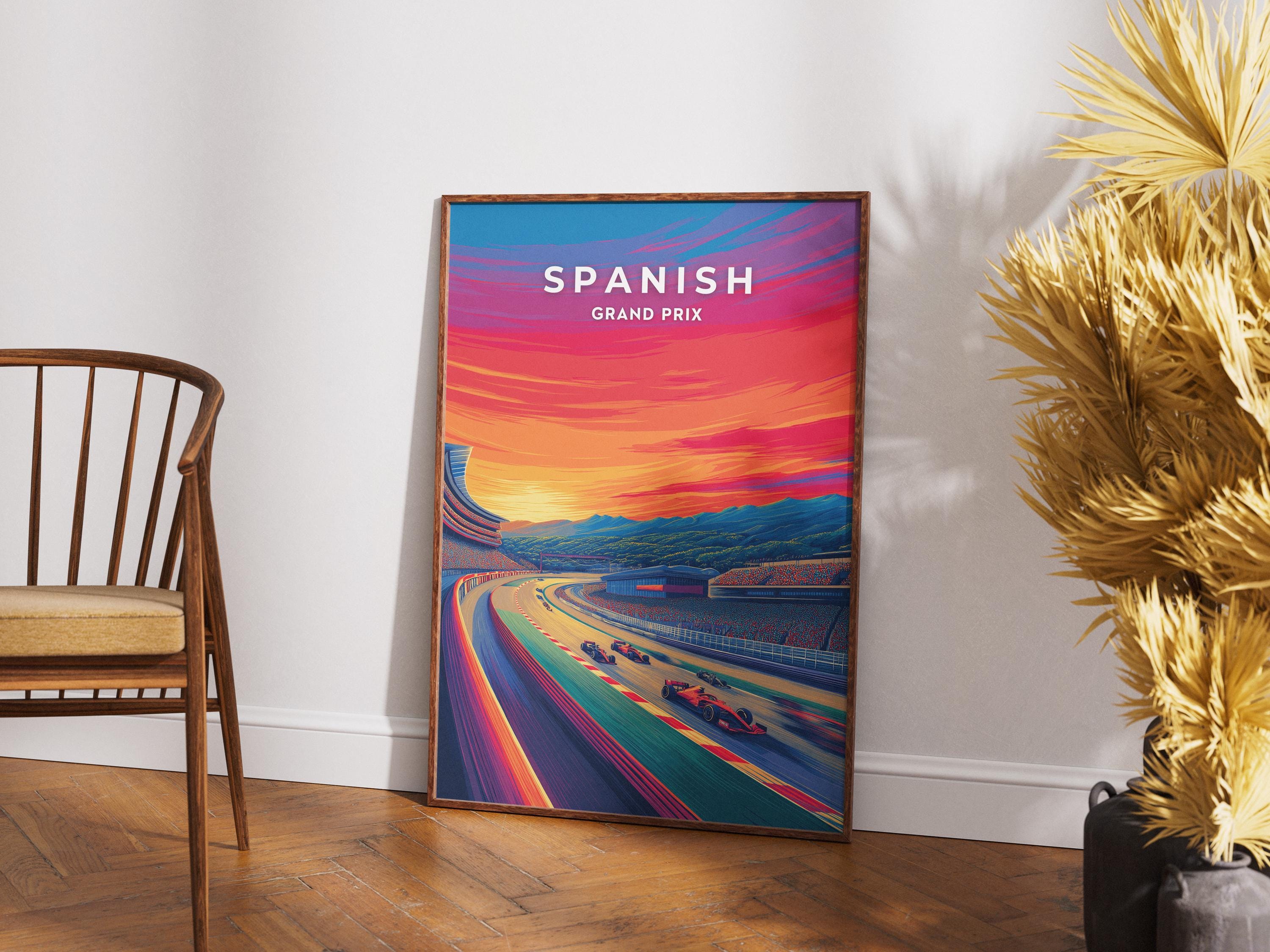 Barcelona F1 Poster: Spanish Grand Prix, Circuit de Catalunya Wall Art