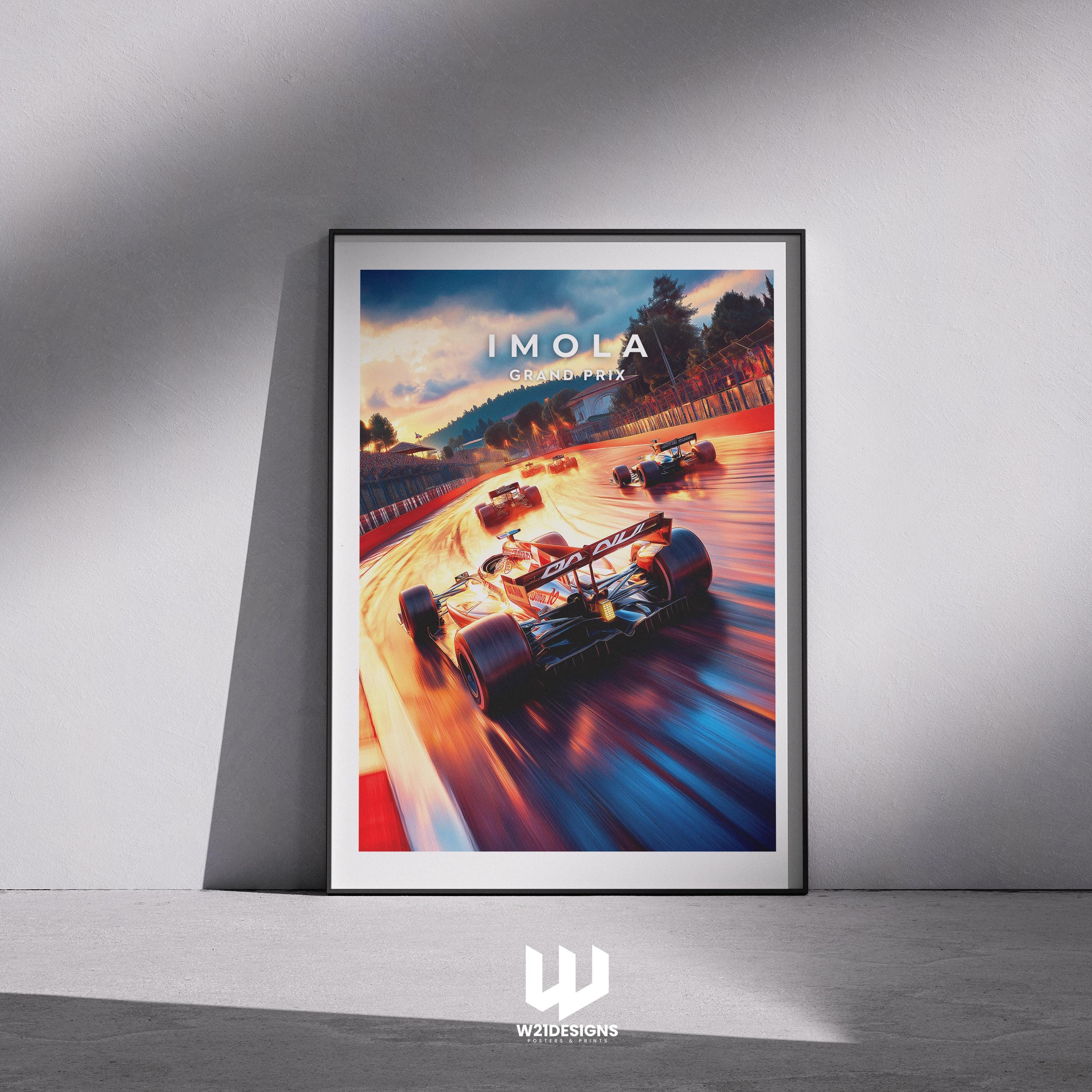 Imola Grand Prix Poster: Formula 1 Racing Art