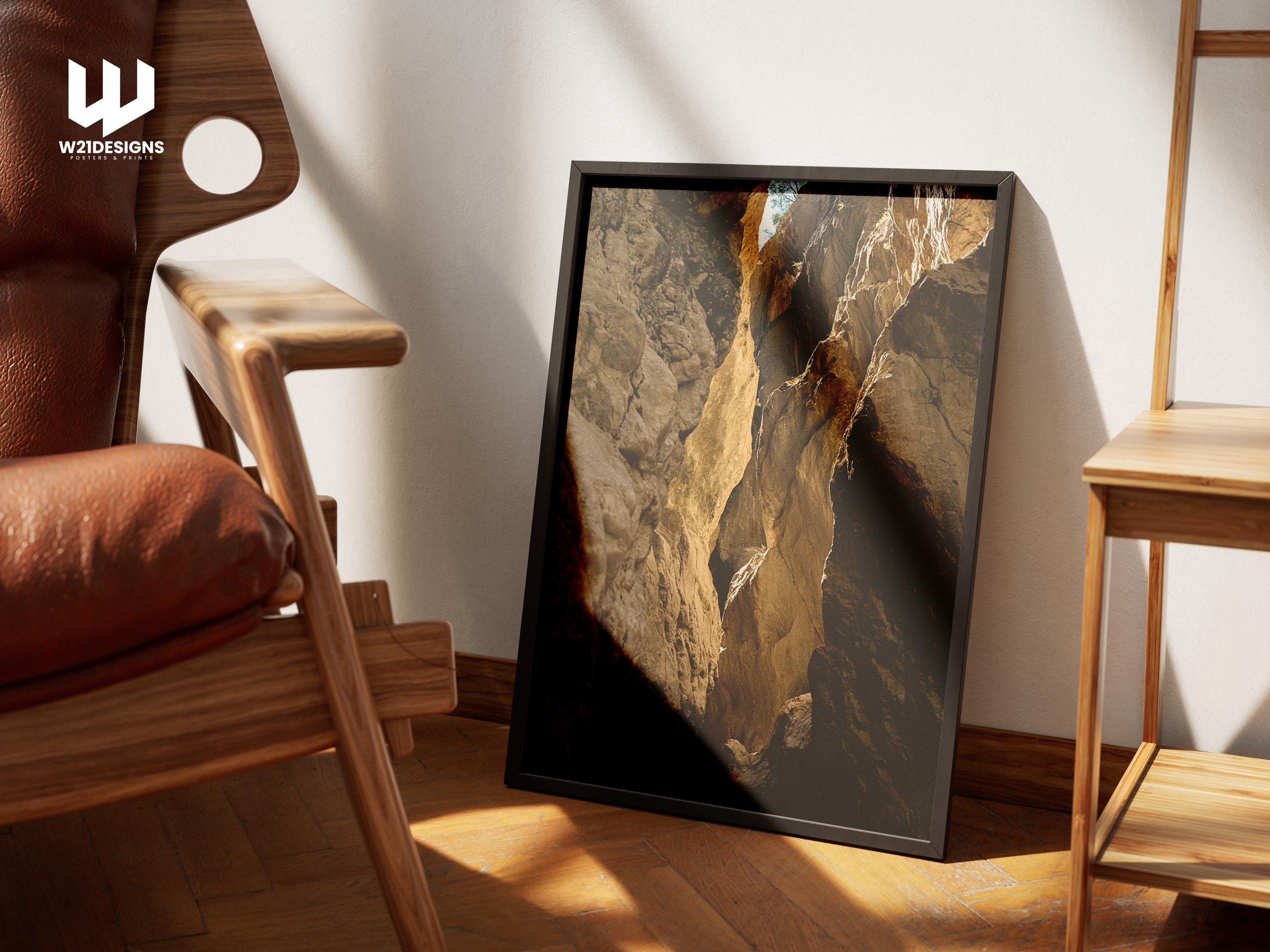 Saklikent Canyon Print: Turkey Landscape Poster, Earthy Decor