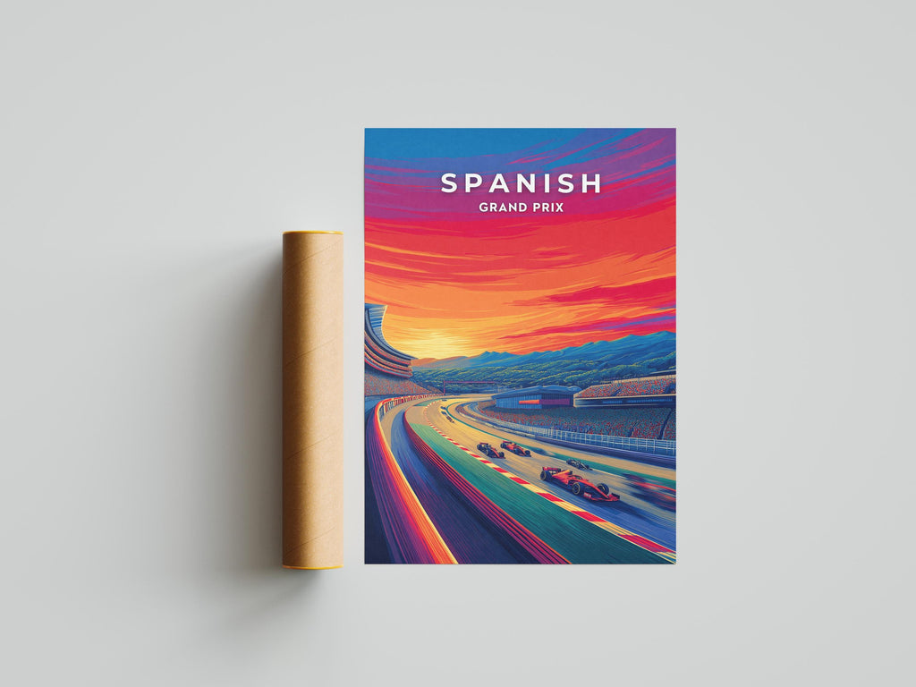 Barcelona F1 Poster: Spanish Grand Prix, Circuit de Catalunya Wall Art