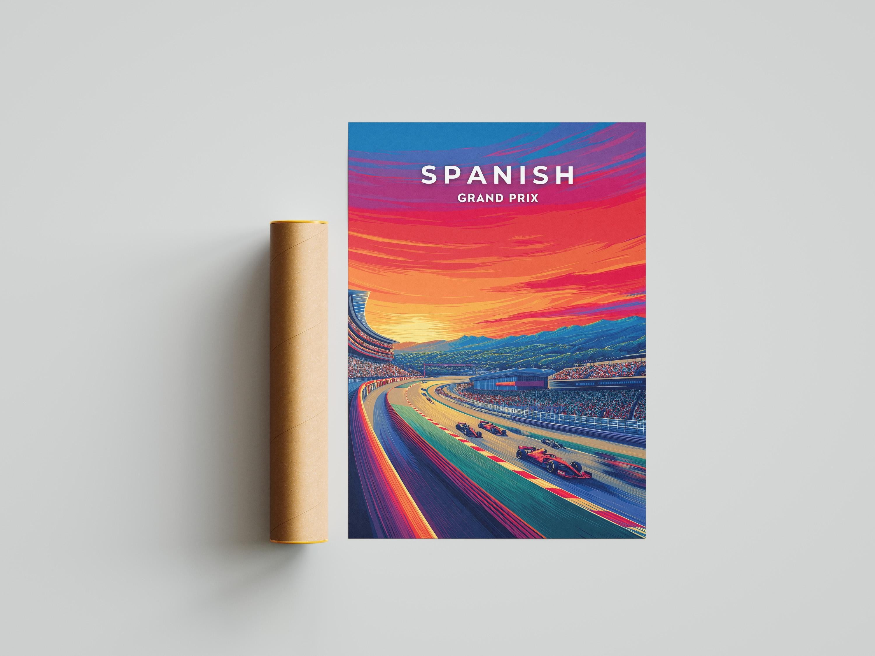 Barcelona F1 Poster: Spanish Grand Prix, Circuit de Catalunya Wall Art
