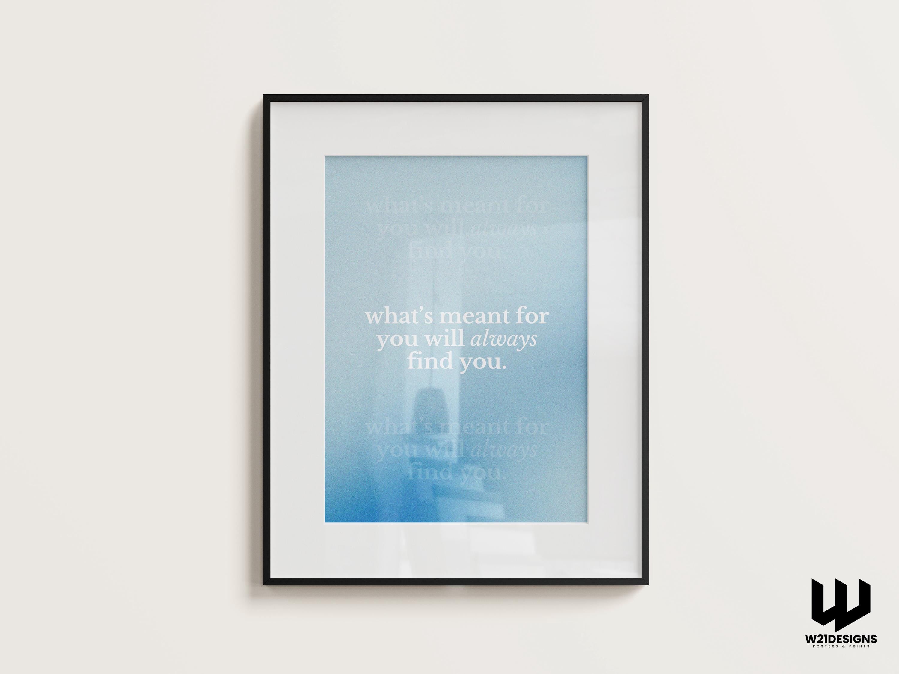 Inspirational Quote Print: Minimalist Positive Affirmation Poster