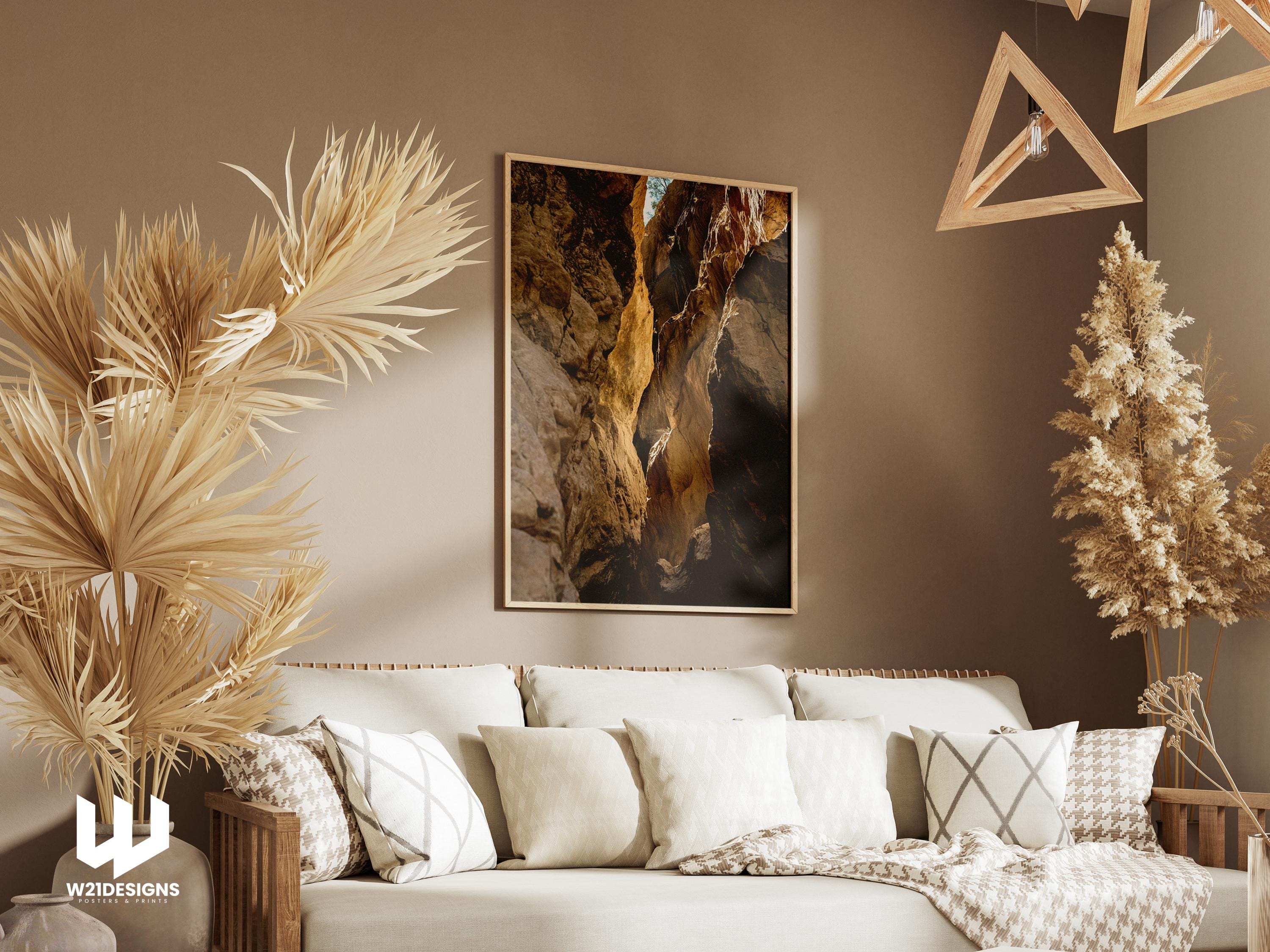 Saklikent Canyon Print: Turkey Landscape Poster, Earthy Decor