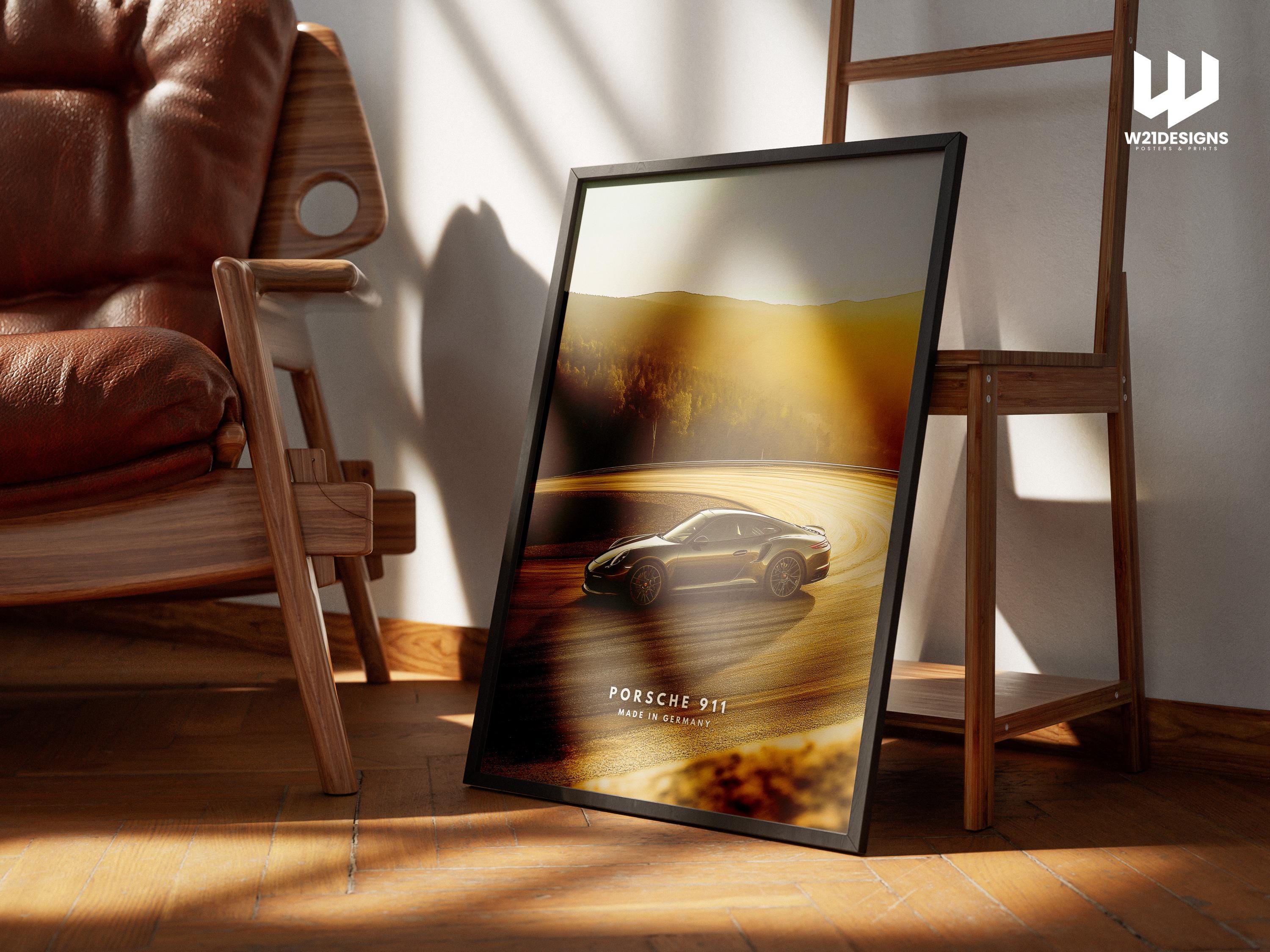 Porsche 911 Poster: Luxury Car Photography Art Print
